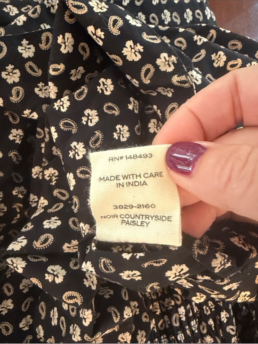 Doen Bijou Black and Cream Floral Maxi Dress - Picture 4 of 5